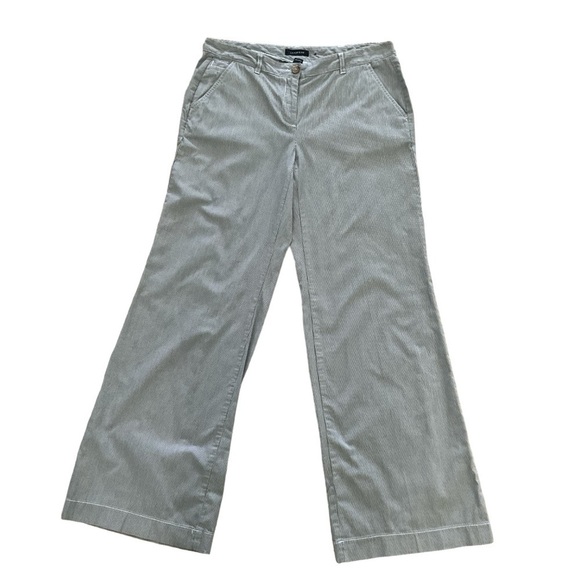 Lands' End Pants - LAND’S END Wide Leg Seersucker Cotton Pants - Size 8 Fit 1